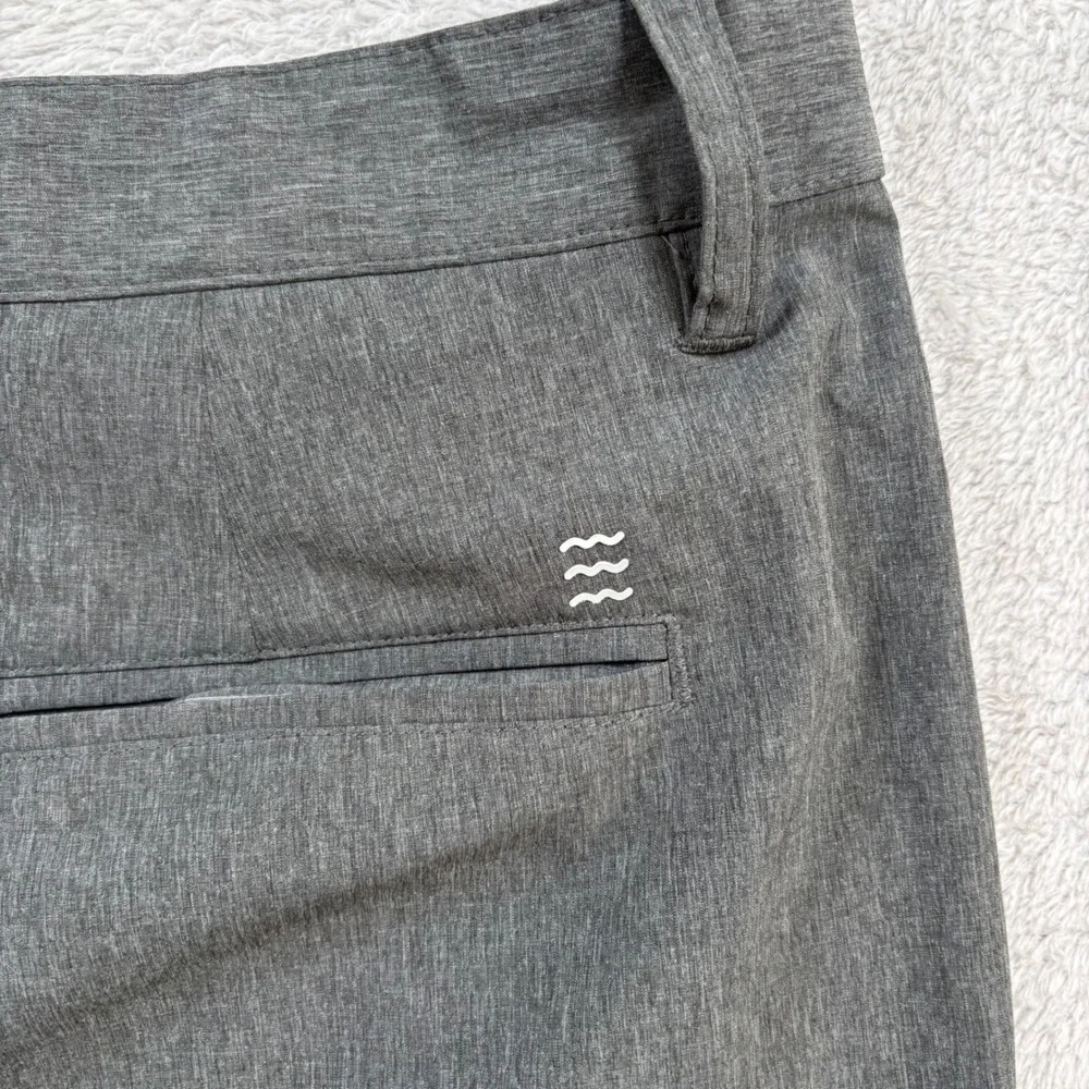 Free Fly Mens 36 Bamboo Hybrid Shorts Heather Gray Performance‎ Stretch